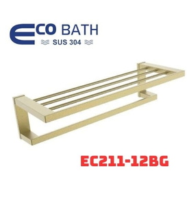Vắt khăn giàn màu vàng chải EcoBath EC211-12BG