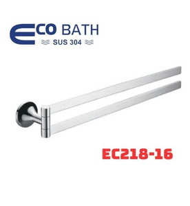 Thanh treo khăn xoay Inox bóng EcoBath EC218-16