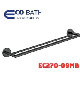 Vắt khăn đôi màu đen mờ Ecobath EC270-09MB