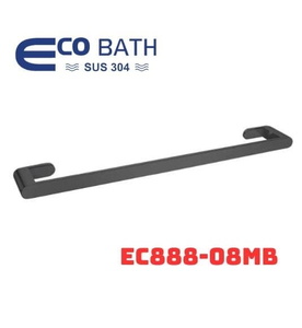 Vắt khăn đơn màu đen mờ Ecobath EC888-08MB