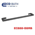 Vắt khăn đơn màu đen mờ Ecobath EC888-08MB