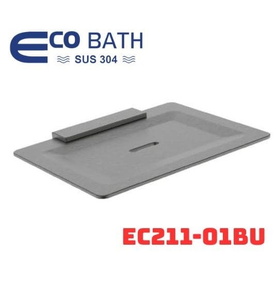 Khay xà bông treo tường màu ghi xám Ecobath EC211-01BU