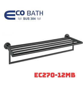 Vắt khăn giàn màu đen EcoBath EC270-12MB