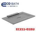 Khay xà bông treo tường màu ghi xám Ecobath EC211-01BU