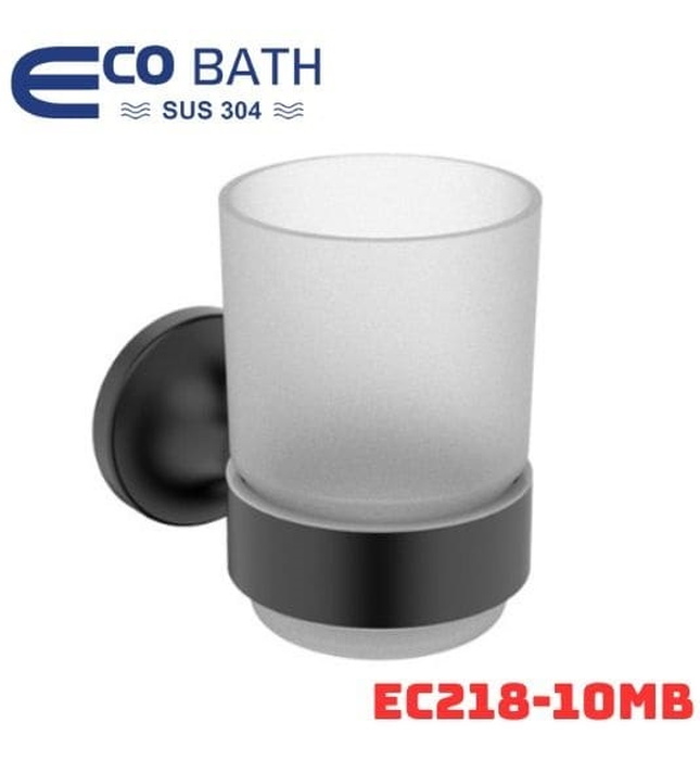 Kệ để cốc màu đen mờ Ecobath EC218-10MB