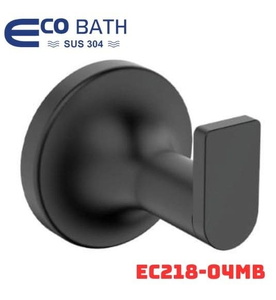 Móc treo áo màu đen Ecobath EC218-04MB