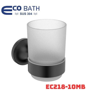 Kệ để cốc màu đen mờ Ecobath EC218-10MB