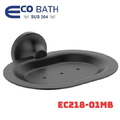 Khay xà bông treo tường màu đen mờ Ecobath EC218-01MB