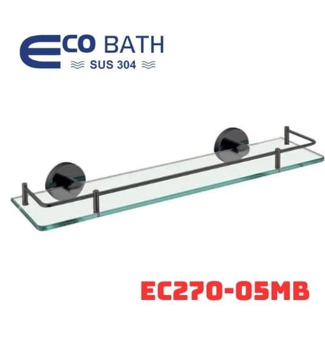 Kệ dưới gương màu đen Ecobath EC270-05MB