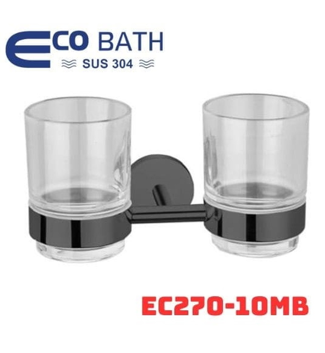 Kệ để cốc màu đen Ecobath EC270-10MB