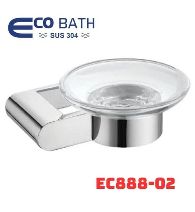 Khay xà bông treo tường màu đánh bóng Ecobath EC888-02