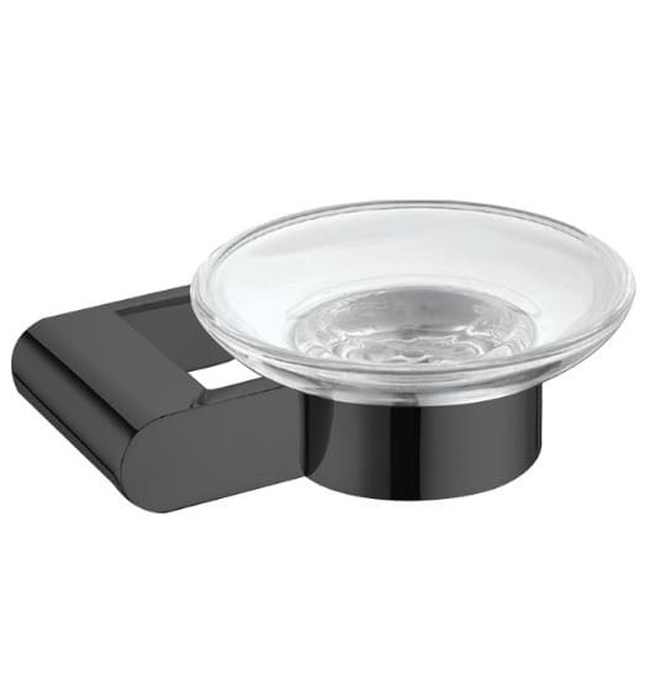 Khay xà bông treo tường màu đen mờ Ecobath EC888-02MB