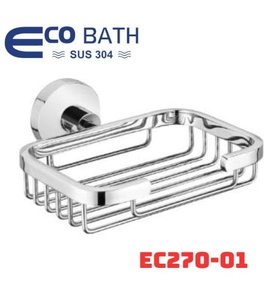 Khay xà bông treo tường màu đánh bóng Ecobath EC270-01