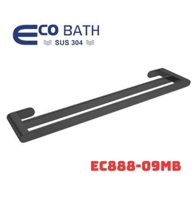 Vắt khăn đôi màu đen Ecobath EC888-09MB