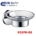 Khay xà bông treo tường màu đánh bóng Ecobath EC270-02