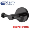 Móc treo áo màu đen Ecobath EC270-04MB