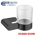 Kệ để cốc màu đen Ecobath EC888-01MB