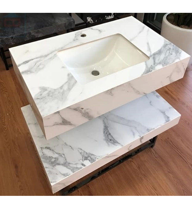 Chậu lavabo 2 tầng Viglacera S-V16-9GP01