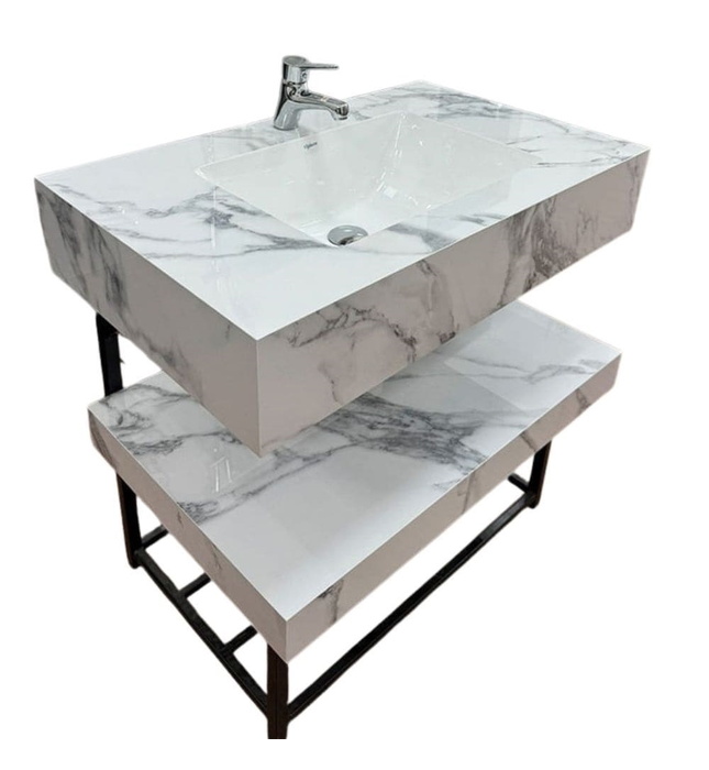 Chậu lavabo 2 tầng Viglacera SC-V16-9GP01