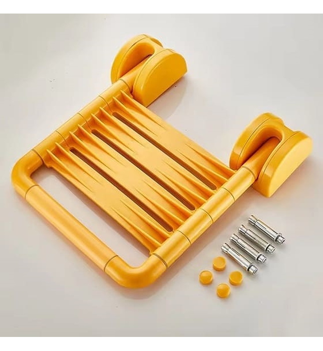 Ghế ngồi tắm treo tường màu vàng Miken MKG-4032V