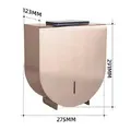 Hộp đựng giấy Inox 304 loại lớn màu hồng vàng Miken MK-1106RG