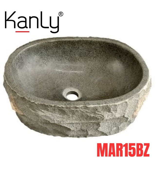 Chậu lavabo đá bazan Kanly MAR15BZ