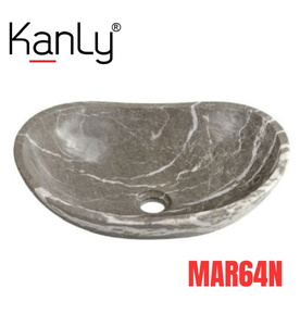 Chậu lavabo đá grey marble Kanly MAR64N