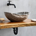 Chậu lavabo đá grey marble Kanly MAR64N