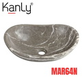 Chậu lavabo đá grey marble Kanly MAR64N