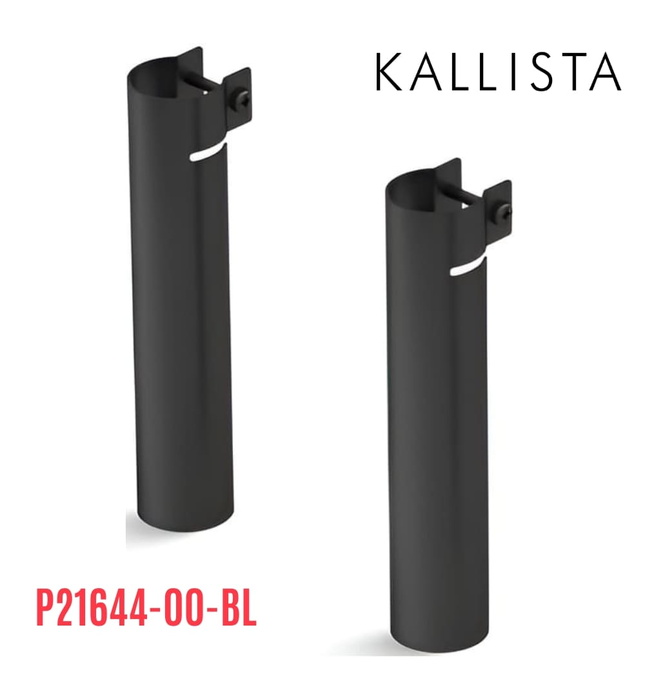 Tấm che van nước nóng và lạnh màu đen Kallista P21644-00-BL