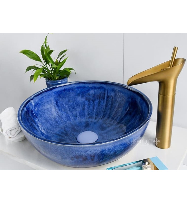 Chậu gốm mỹ thuật Kanly GV001