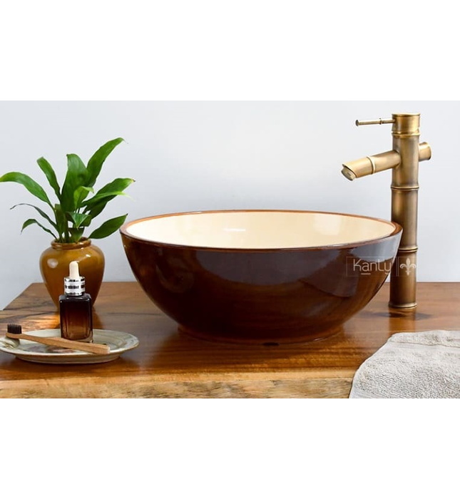 Chậu gốm mỹ thuật Kanly GV003