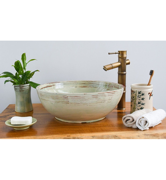 Chậu gốm mỹ thuật Kanly GV005