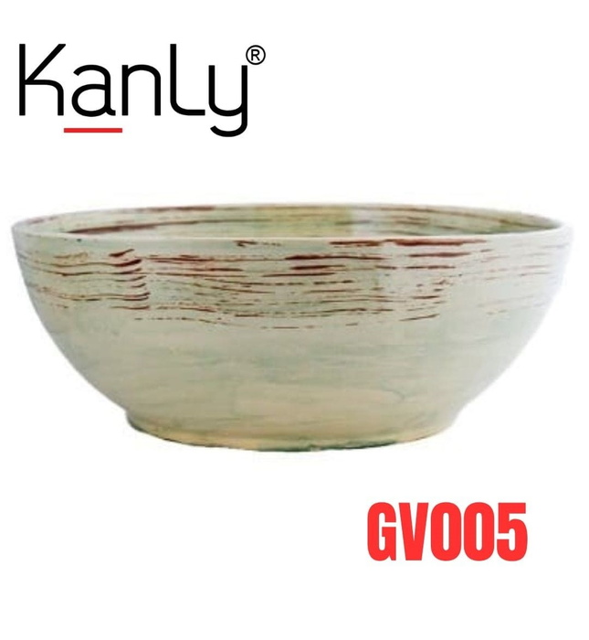 Chậu gốm mỹ thuật Kanly GV005
