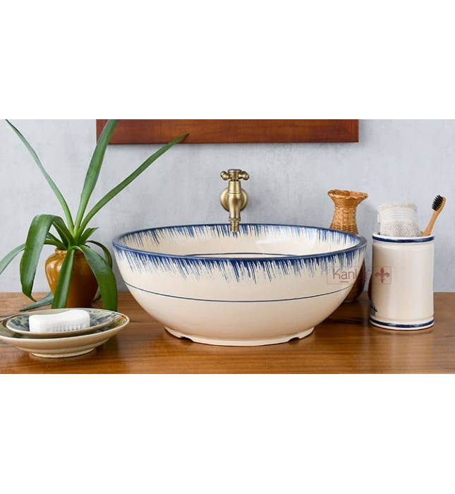 Chậu gốm mỹ thuật Kanly GV101