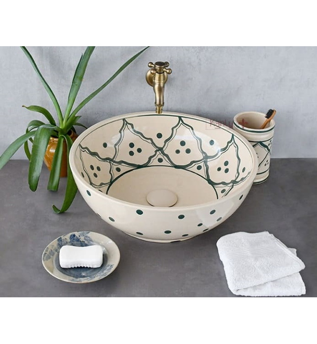 Chậu gốm mỹ thuật Kanly GV104