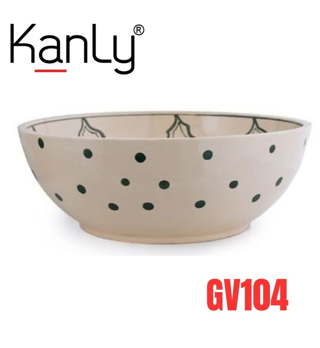 Chậu gốm mỹ thuật Kanly GV104