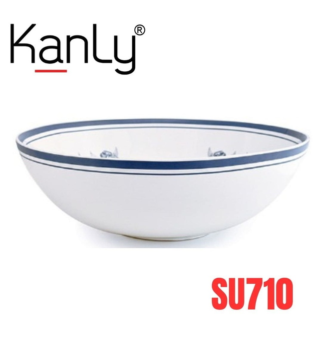 Chậu sứ hoa văn thần thoại Hy Lạp Kanly SU710