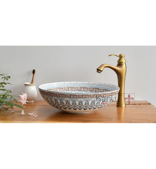 Chậu gốm sứ mỹ thuật Kanly SU715