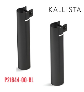 Tấm che van nước nóng và lạnh màu đen Kallista P21644-00-BL