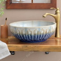 Chậu lavabo mỹ thuật bằng gốm sứ Kanly SU127