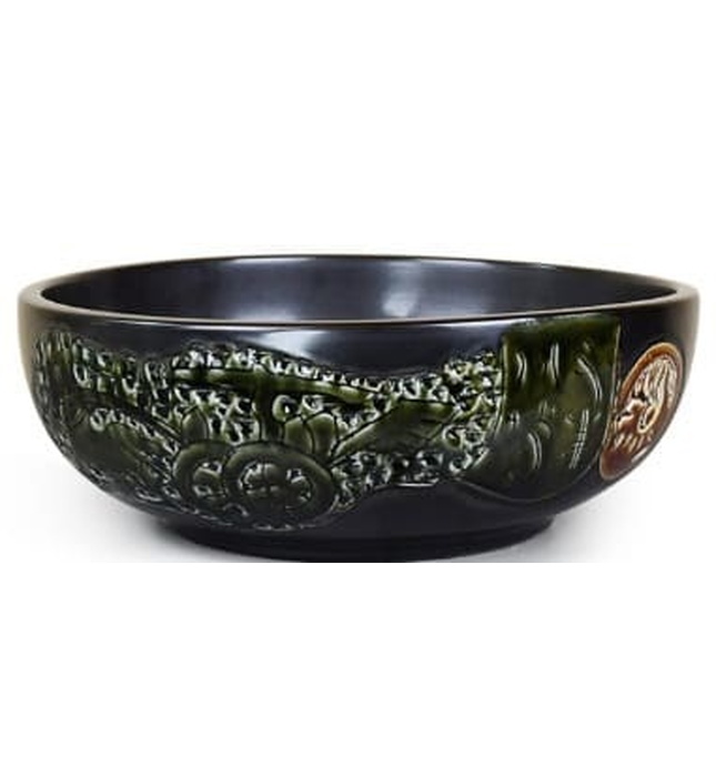 Chậu lavabo mỹ thuật bằng sứ Kanly SU142