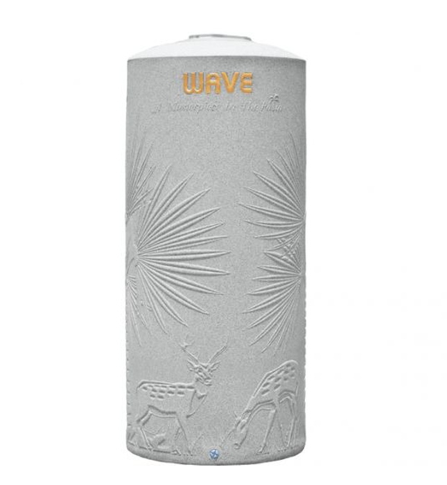 Bồn nước kháng khuẩn Thái Lan Wave The Palm D1500TXC 1500L trắng xà cừ