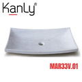 Chậu lavabo bằng đá marble tự nhiên Kanly MAR33V.01