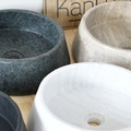 Chậu lavabo bằng đá nguyên khối Kanly MAR47V
