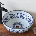 Chậu lavabo mỹ thuật bằng sứ Kanly SU118