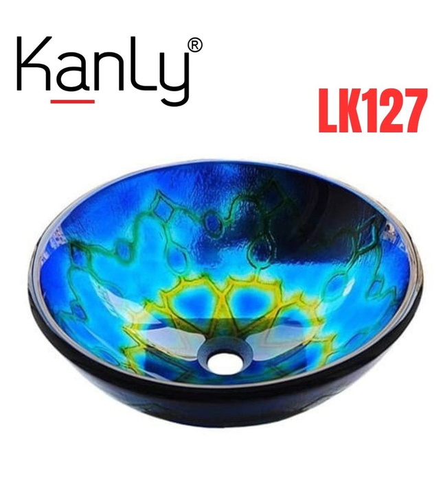 Chậu lavabo thủy tinh Kanly LK127