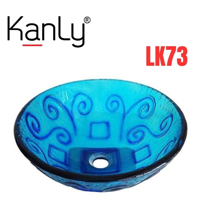 Chậu lavabo thủy tinh Kanly LK73