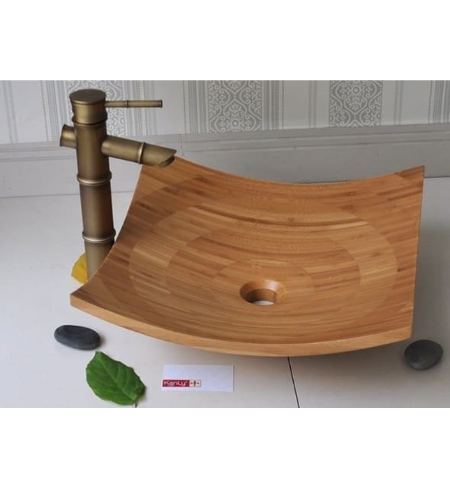 Chậu lavabo bằng tre Kanly LTE31