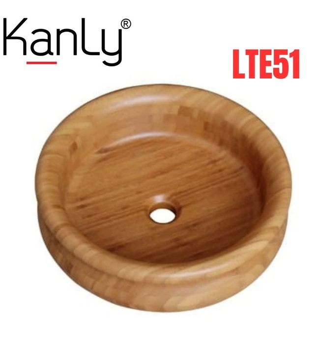 Chậu lavabo bằng tre Kanly LTE51